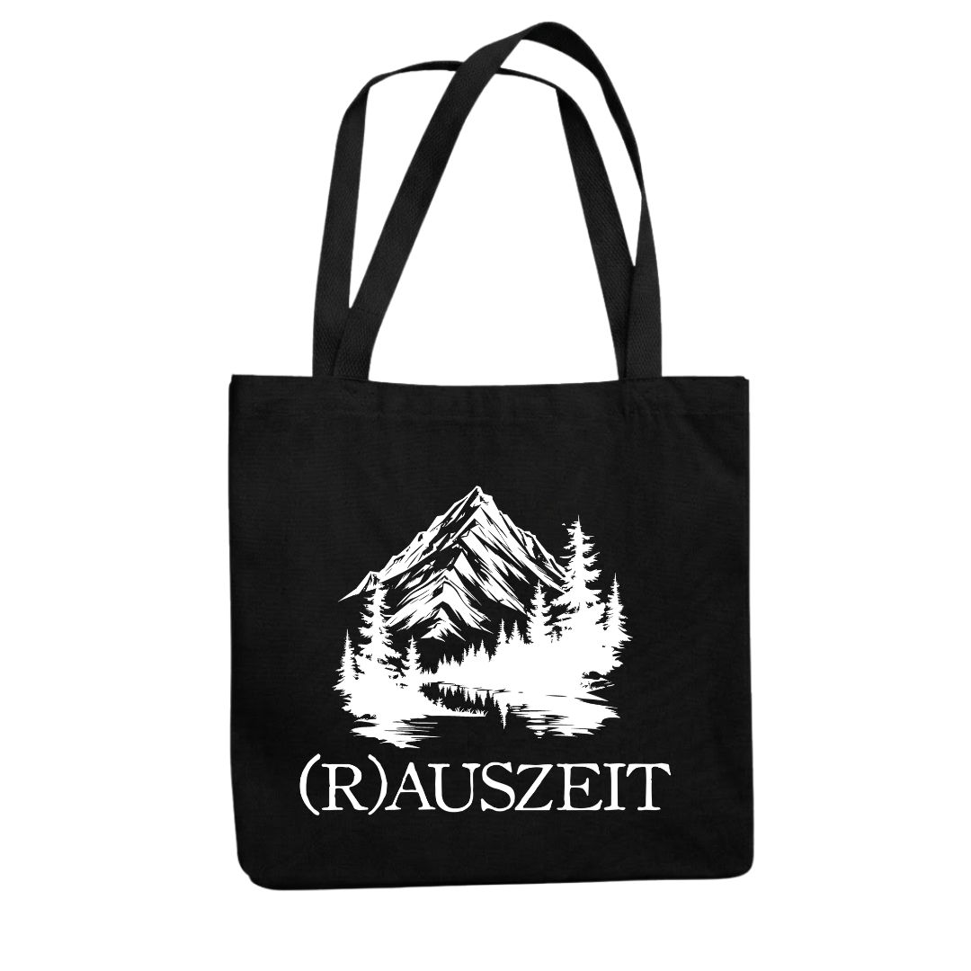 Tragetasche schwarz – Rauszeit