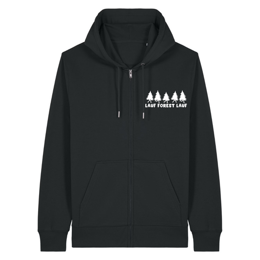 Lauf Forest Zipper Hoodie Schwarz Front