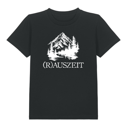 Rauszeit Kinder T-Shirt Schwarz Front