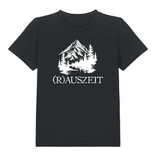 Rauszeit Kinder T-Shirt Schwarz Front