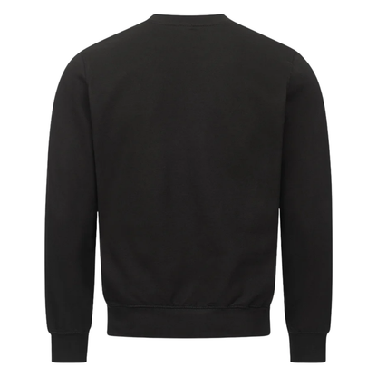 Warte Kurz Sweatshirt Schwarz Back