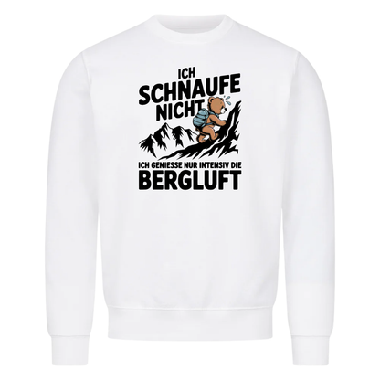Bergluft Sweatshirt Weiß Front