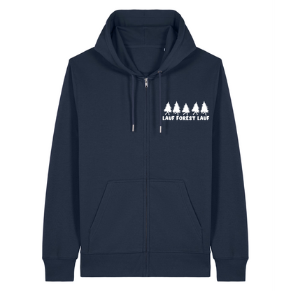 Lauf Forest Zipper Hoodie Navy Front
