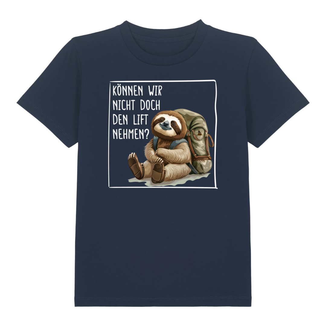 Lift Kinder T-Shirt Navy Front