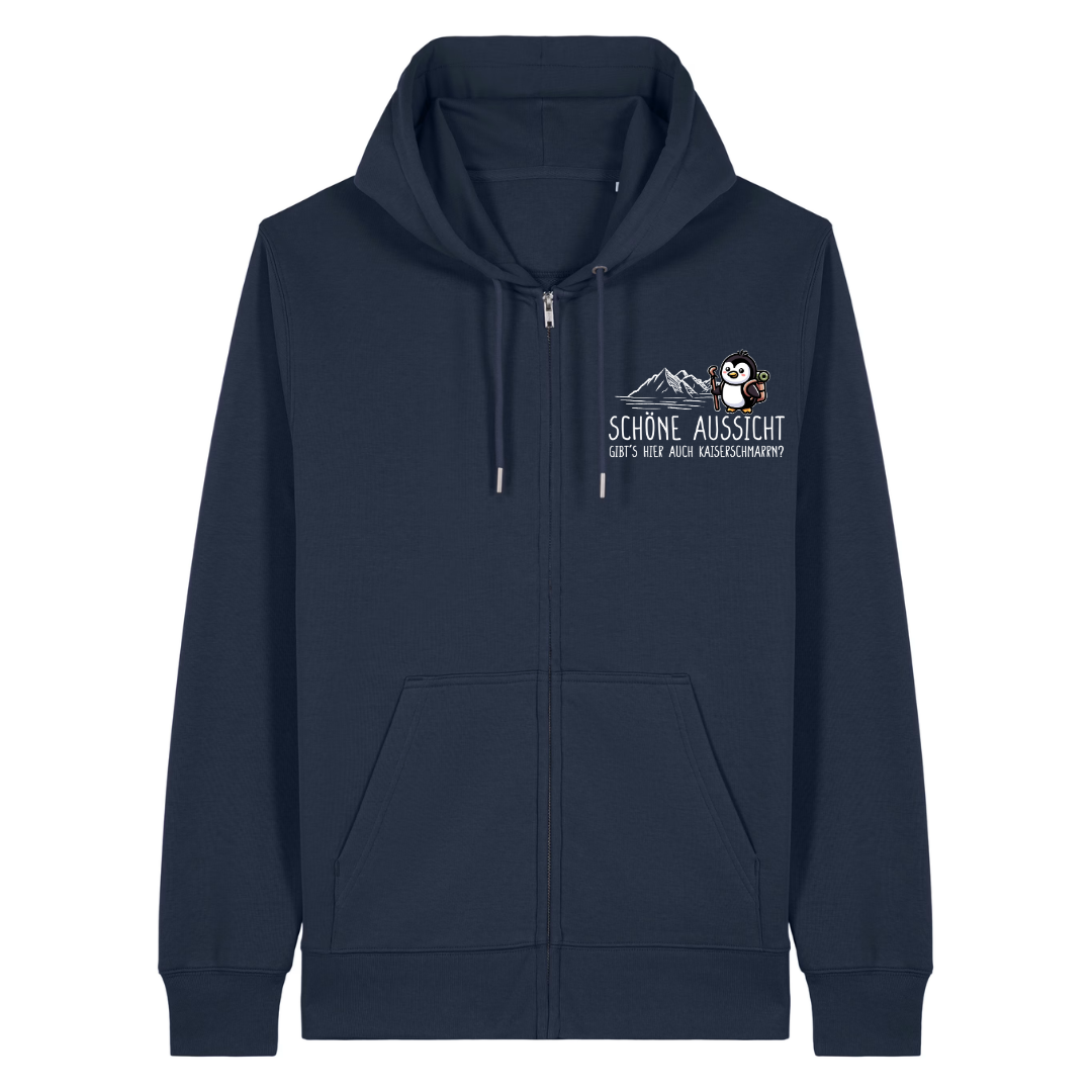 Schöne Aussicht Zipper Hoodie Navy Front