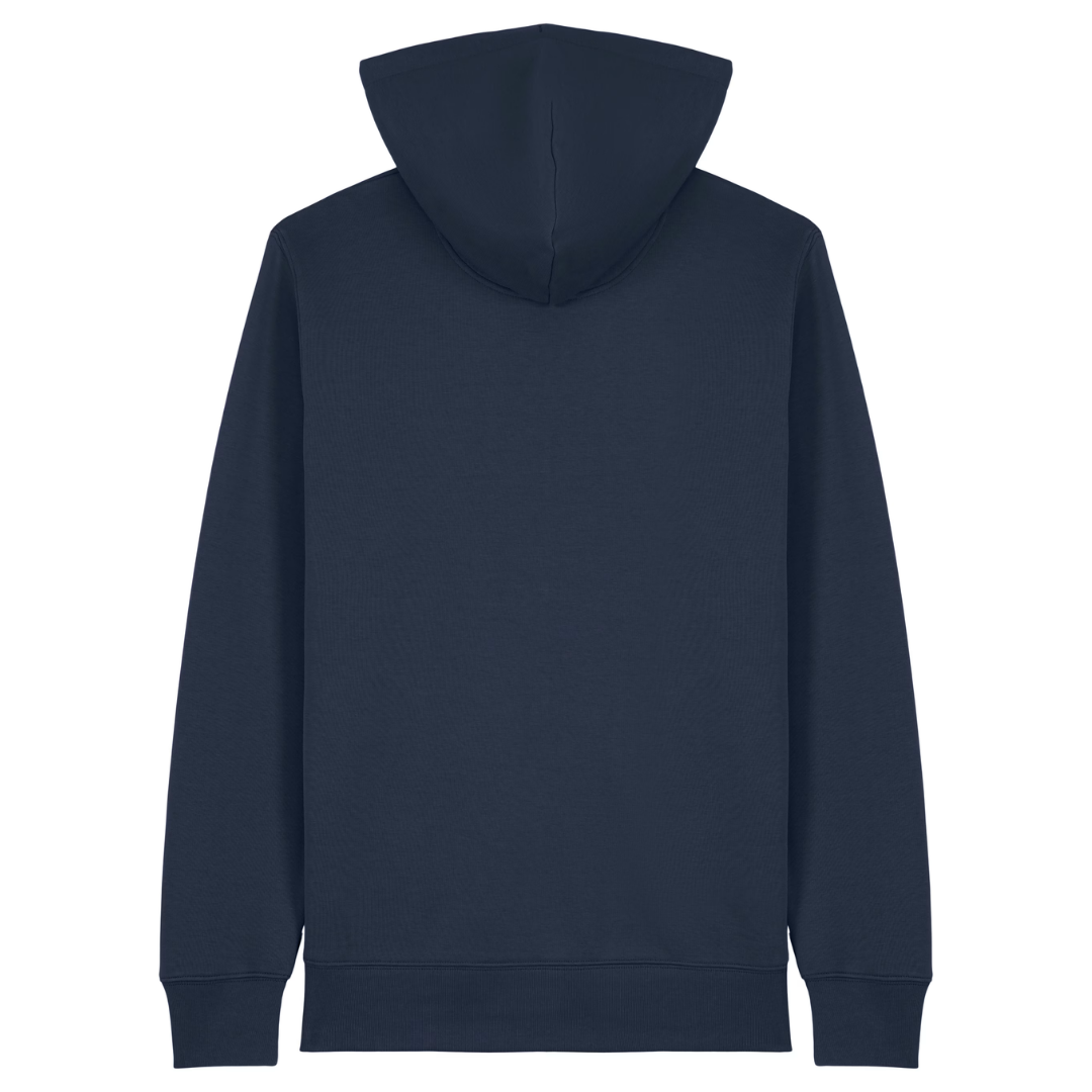 Bergluft Zipper Hoodie Navy Back