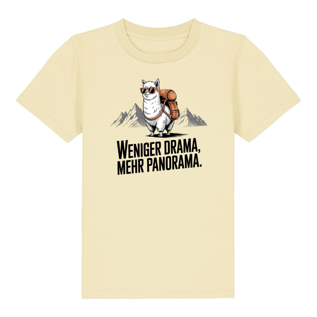 Weniger Drama Kinder T-Shirt Butter Front
