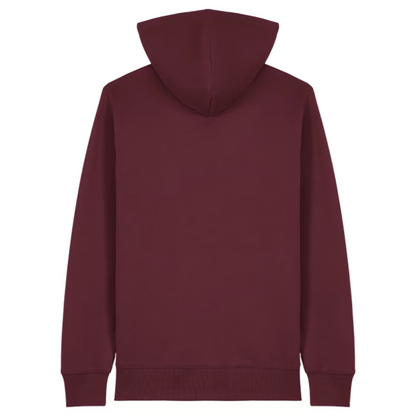 Wandergruppe Zipper Hoodie Burgunder Back