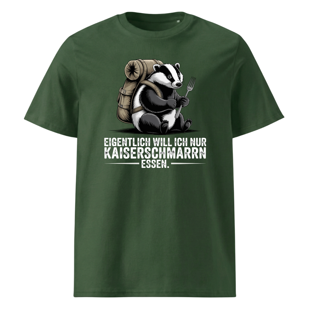 Kaiserschmarrn Dachs T-Shirt Unisex mit Dachs-Motiv, Detailansicht