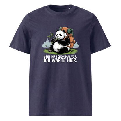 Geht schon mal vor T-Shirt Unisex mit Wander-Spruch, weitere Ansicht