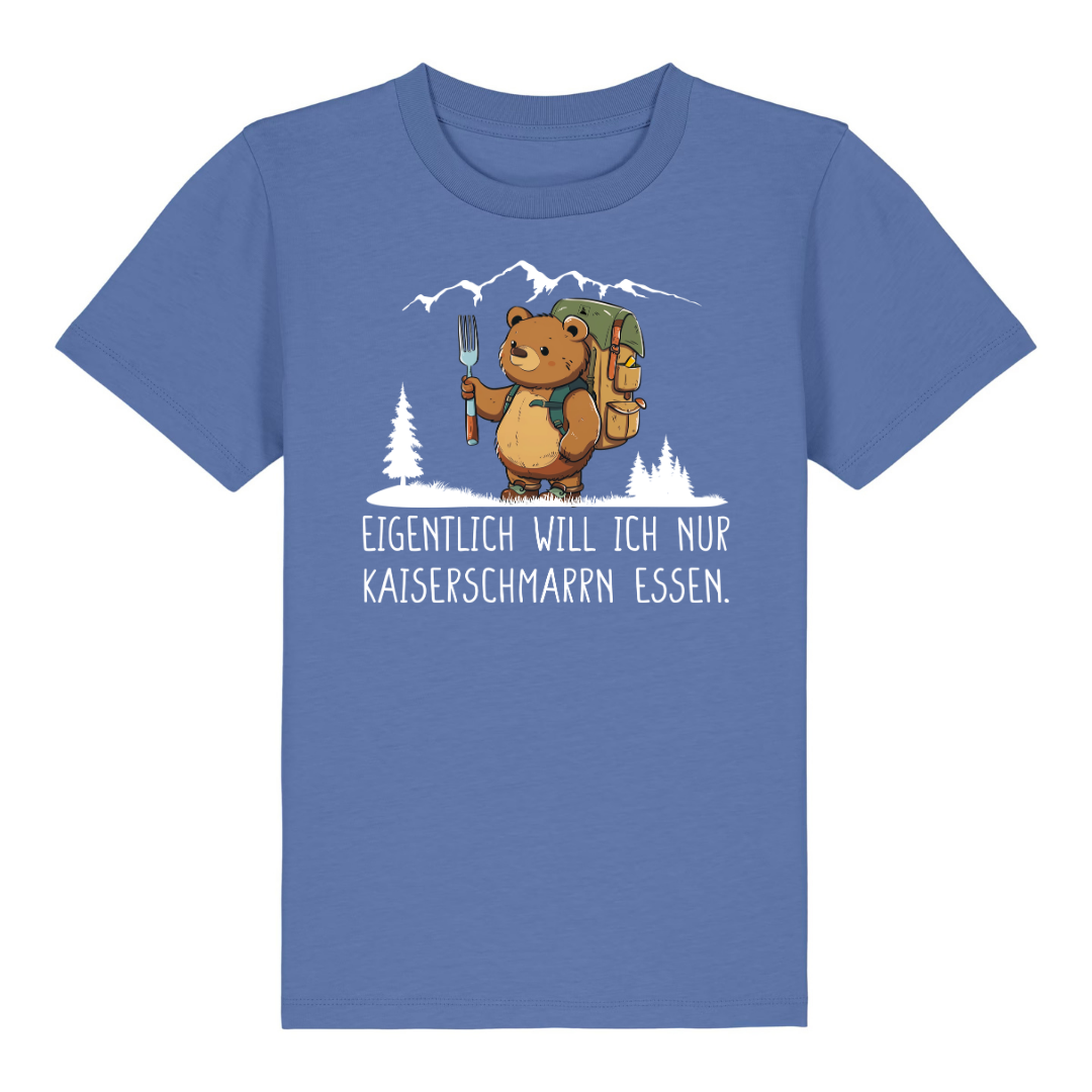 Kaiserbär Kinder T-Shirt Blau Front