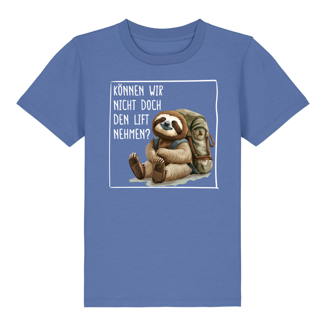 Lift Kinder T-Shirt Blau Front