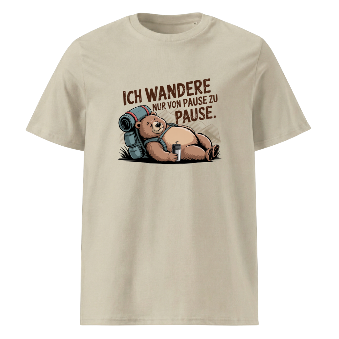 Pausenbär T-Shirt Unisex mit Bären-Motiv, Farbvariante
