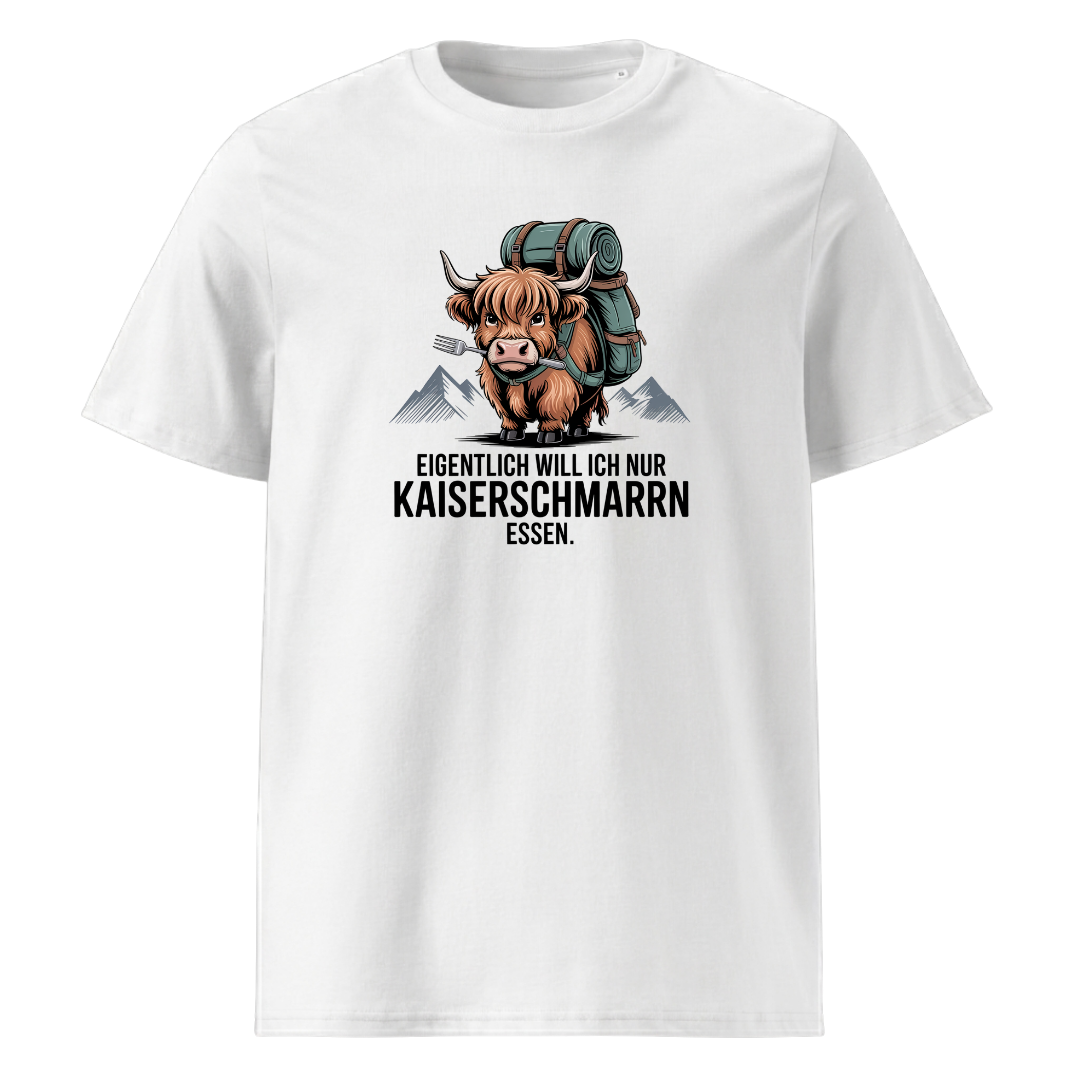 Kaiserschmarrn Kuh T-Shirt Unisex mit Kuh-Motiv, Motivdetail