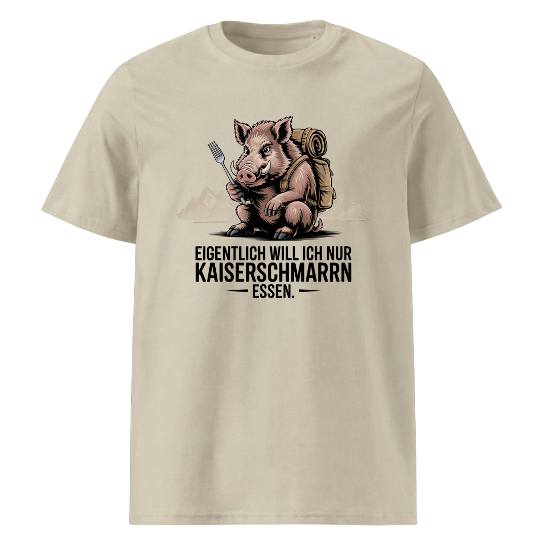 Kaiserschmarrn Wildschwein T-Shirt Unisex mit Wildschwein-Motiv, Farbvariante