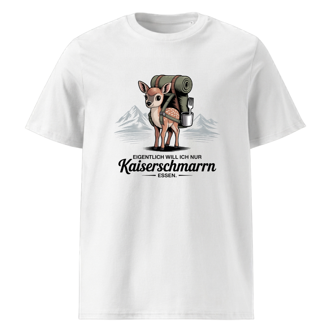 Kaiserschmarrn Rehkitz T-Shirt Unisex mit Rehkitz-Motiv, Motivdetail
