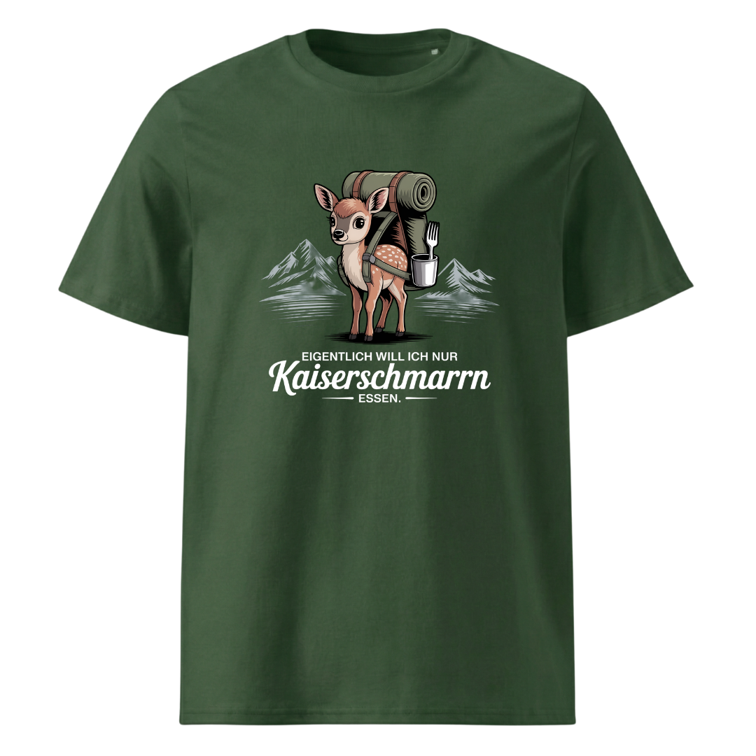 Kaiserschmarrn Rehkitz T-Shirt Unisex mit Rehkitz-Motiv, Detailansicht