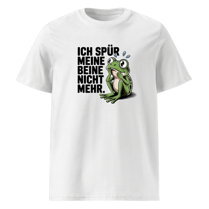 Ich spüre meine Beine nicht T-Shirt Unisex mit Wander-Spruch, Motivdetail