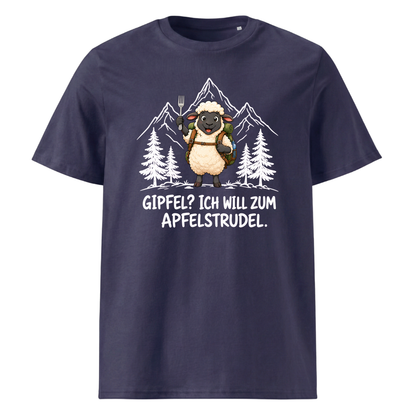 Apfelstrudel Schaf T-Shirt Unisex Navy