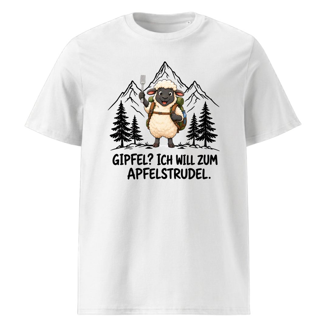 Apfelstrudel Schaf T-Shirt Unisex Weiß