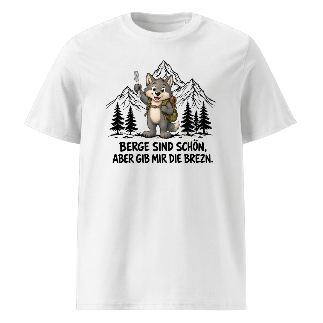 Brezn Wolf T-Shirt Unisex Weiß