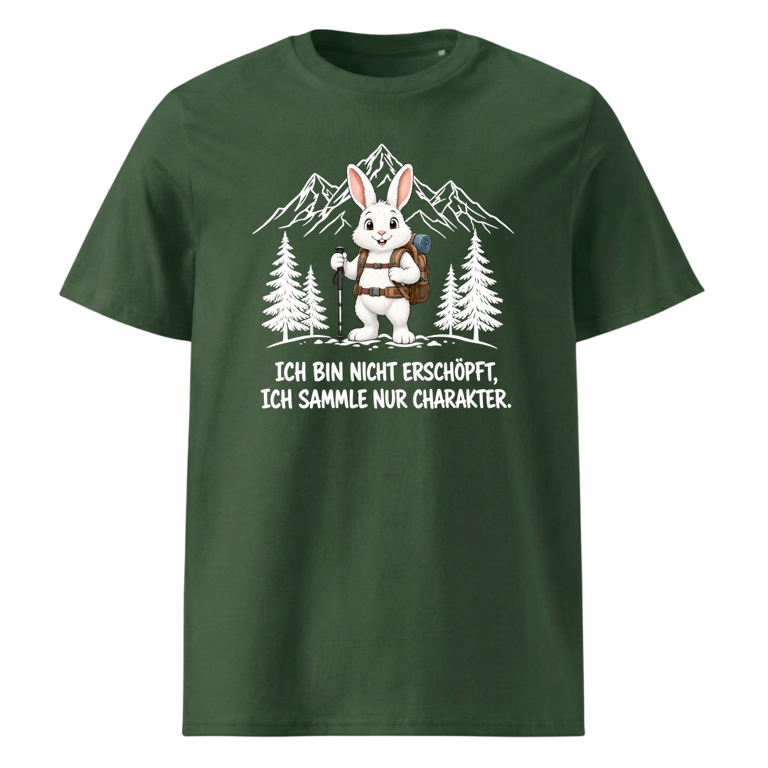 Charakter Hase T-Shirt Unisex Grün