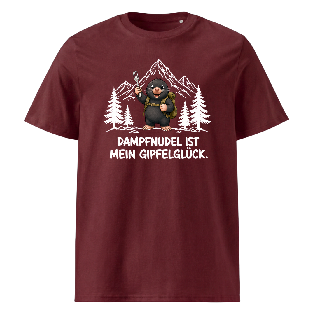 Dampfnudel Maulwurf T-Shirt Unisex Burgunder