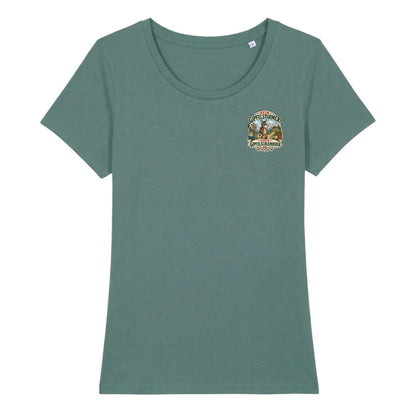 Gipfelschlenderer Damenshirt mit Brustdruck, Kraxelgaudi