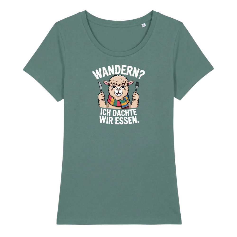Ich dachte wir essen Frauenshirt in Green Bay, Kraxelgaudi
