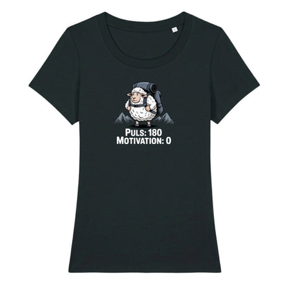 Puls - Motivation Frauenshirt in Schwarz, Kraxelgaudi