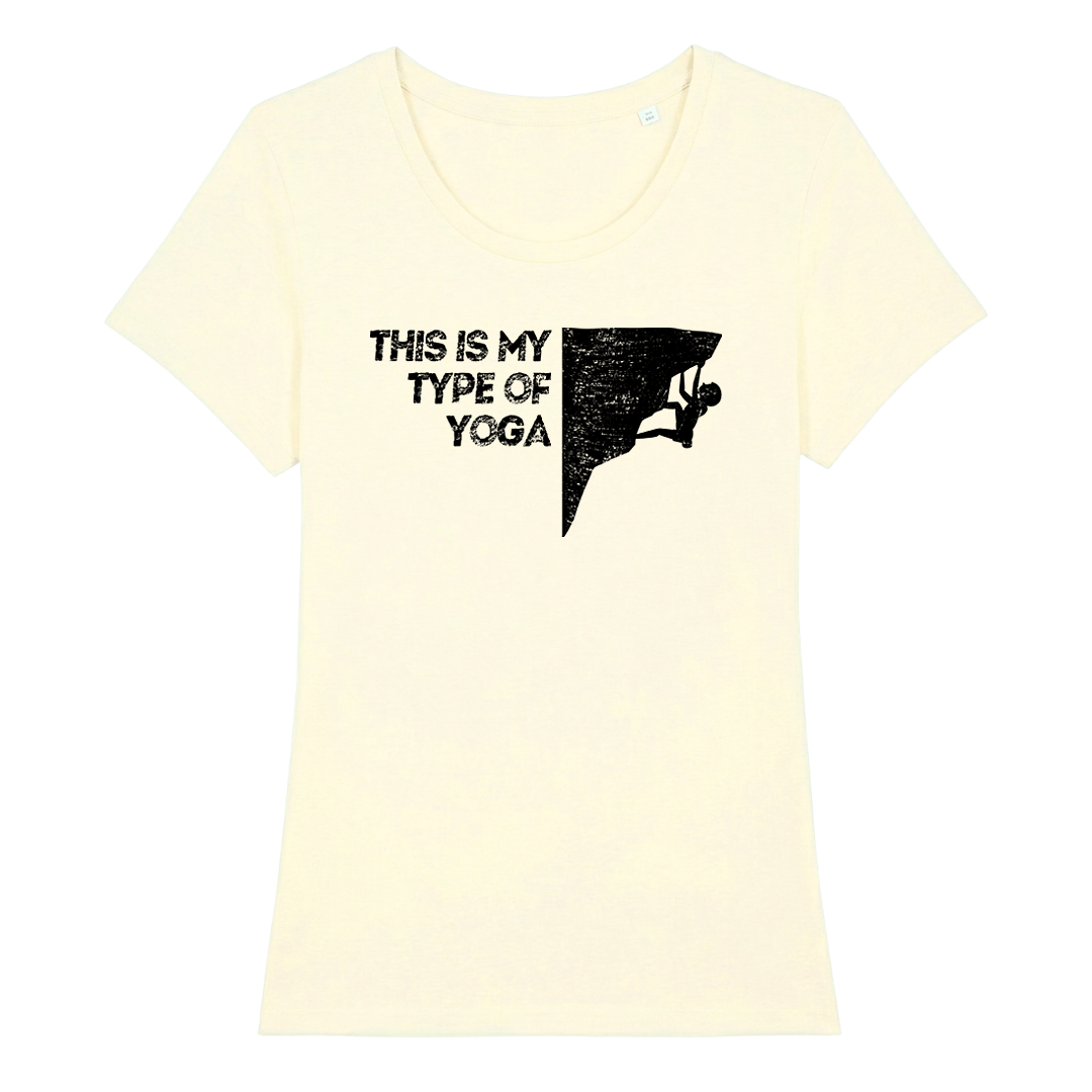 Yoga Frauen Shirt mit Berg-Spruch, Farbvariante