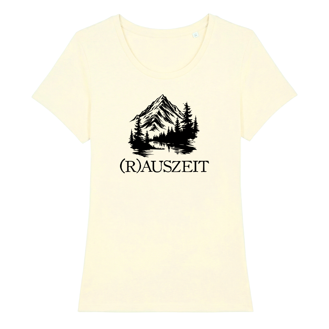 Rauszeit Frauen Shirt mit Auszeit-Spruch, Farbvariante