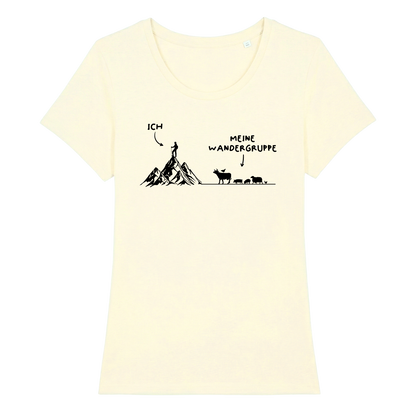 Wandergruppe Frauen Shirt mit Wander-Motiv, Farbvariante