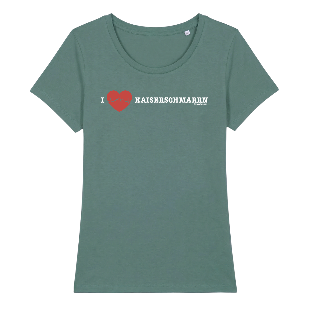 Kaiserschmarrn Love Frauen Shirt mit lustigem Spruch, Detailansicht