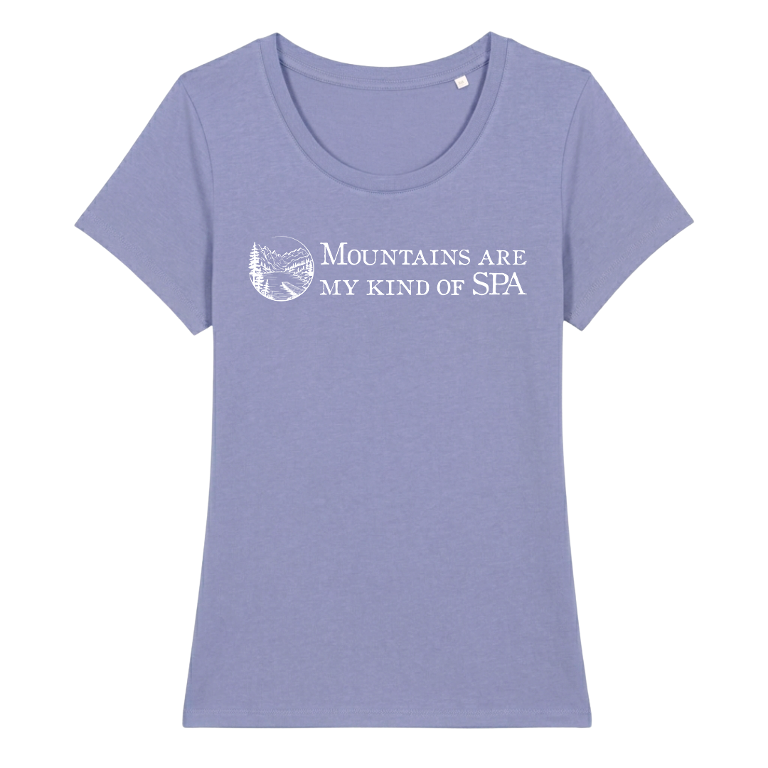 SPA Frauen Shirt mit Berg-Spruch, weitere Ansicht