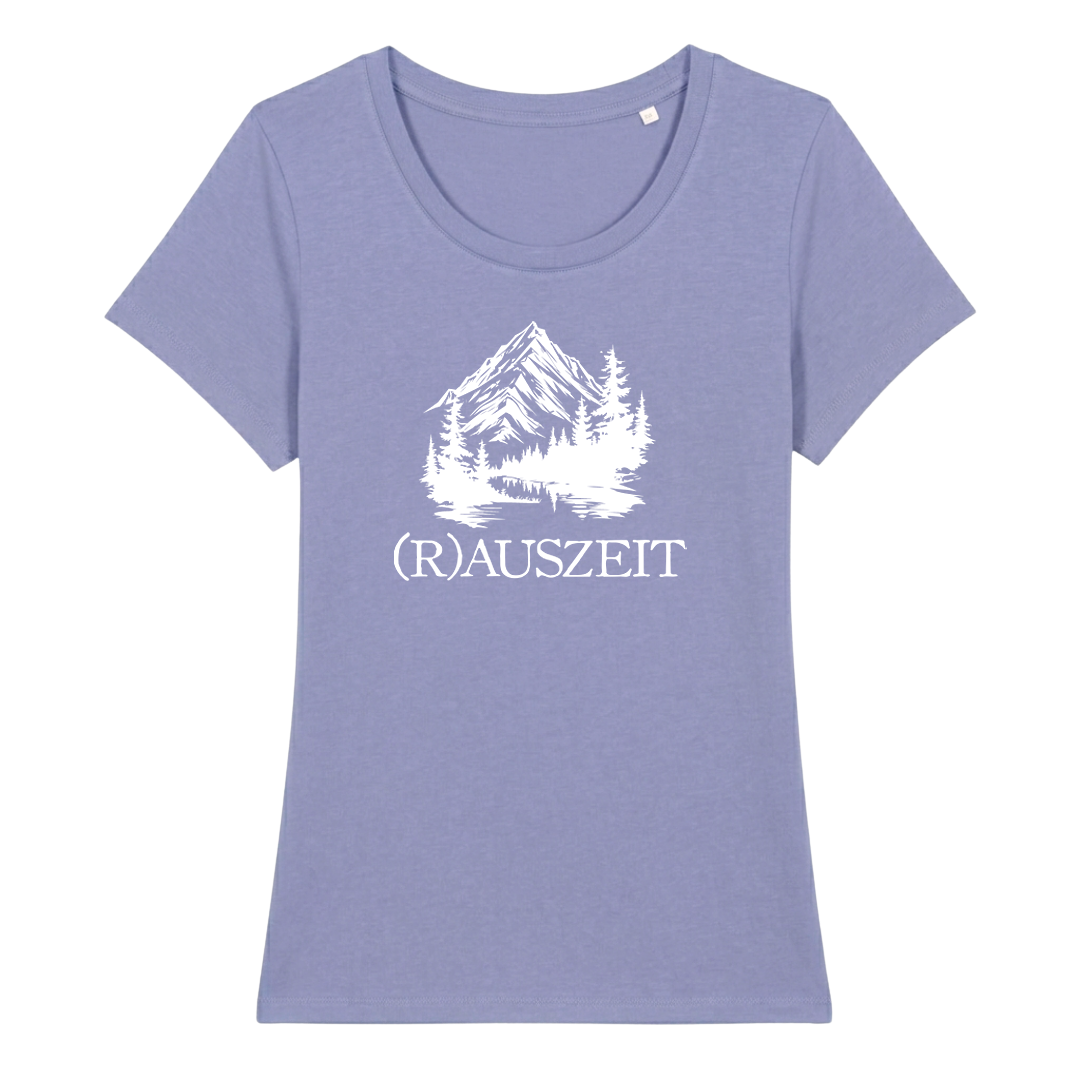 Rauszeit Damen T-Shirt mit Auszeit-Spruch, weitere Ansicht