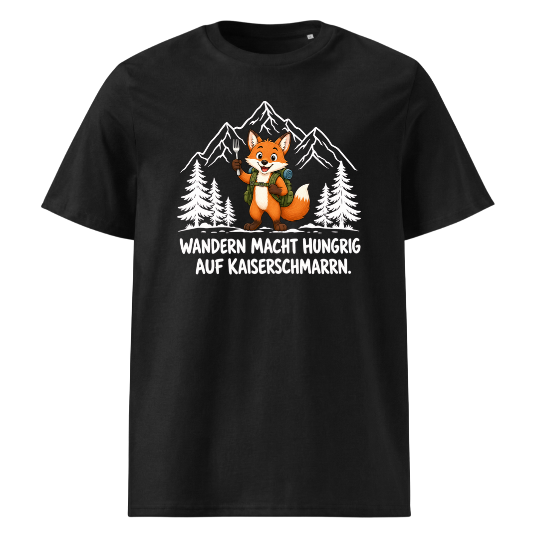 Kaiserschmarrn Fuchs T-Shirt Unisex Schwarz