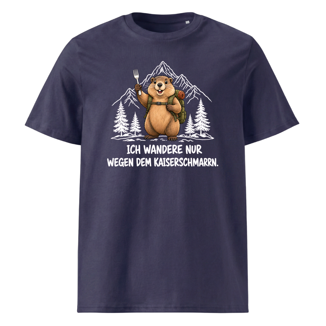 Kaiserschmarrn Murmeltier T-Shirt Unisex Navy