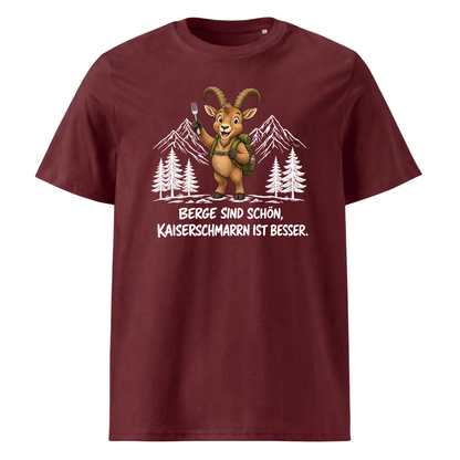 Kaiserschmarrn Steinbock T-Shirt Unisex Burgunder