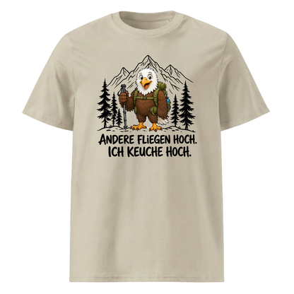 Keuche hoch Adler T-Shirt Unisex Beige