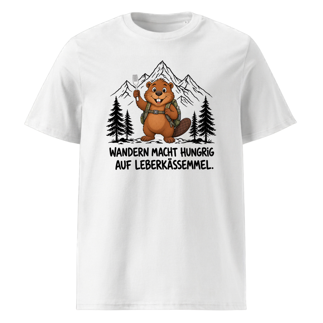 Leberkässemmel Murmeltier T-Shirt Unisex Weiß
