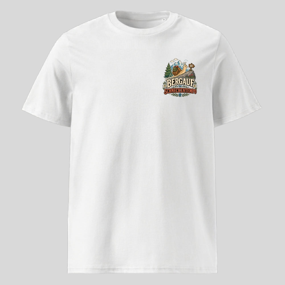Bergauf im Schneckentempo T-Shirt Unisex