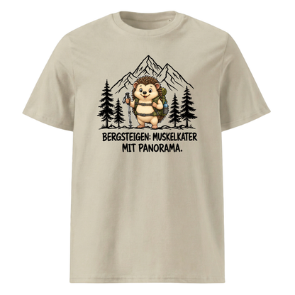 Muskelkater Panorama Murmeltier T-Shirt Unisex Beige