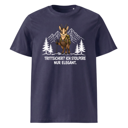 Trittsicher elegant Steinbock T-Shirt Unisex Navy