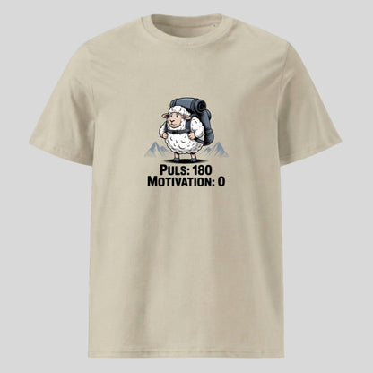 Puls - Motivation Unisex T-Shirt in Beige, Kraxelgaudi