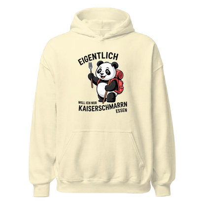 Ich will nur Kaiserschmarrn essen Hoodie Unisex mit Spruch, Farbvariante