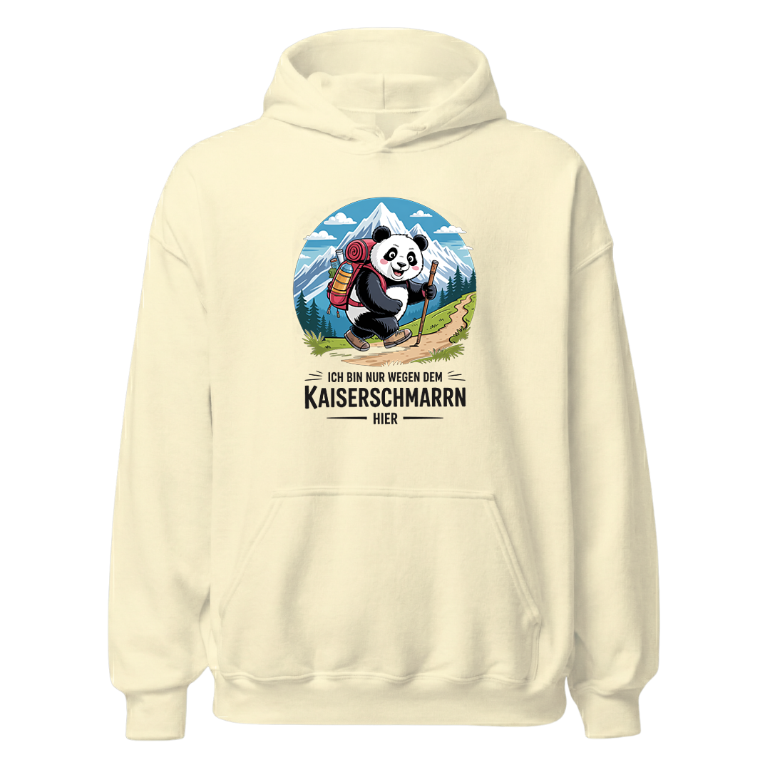 Kaiserschmarrn Panda Hoodie Unisex mit Panda-Motiv, Farbvariante