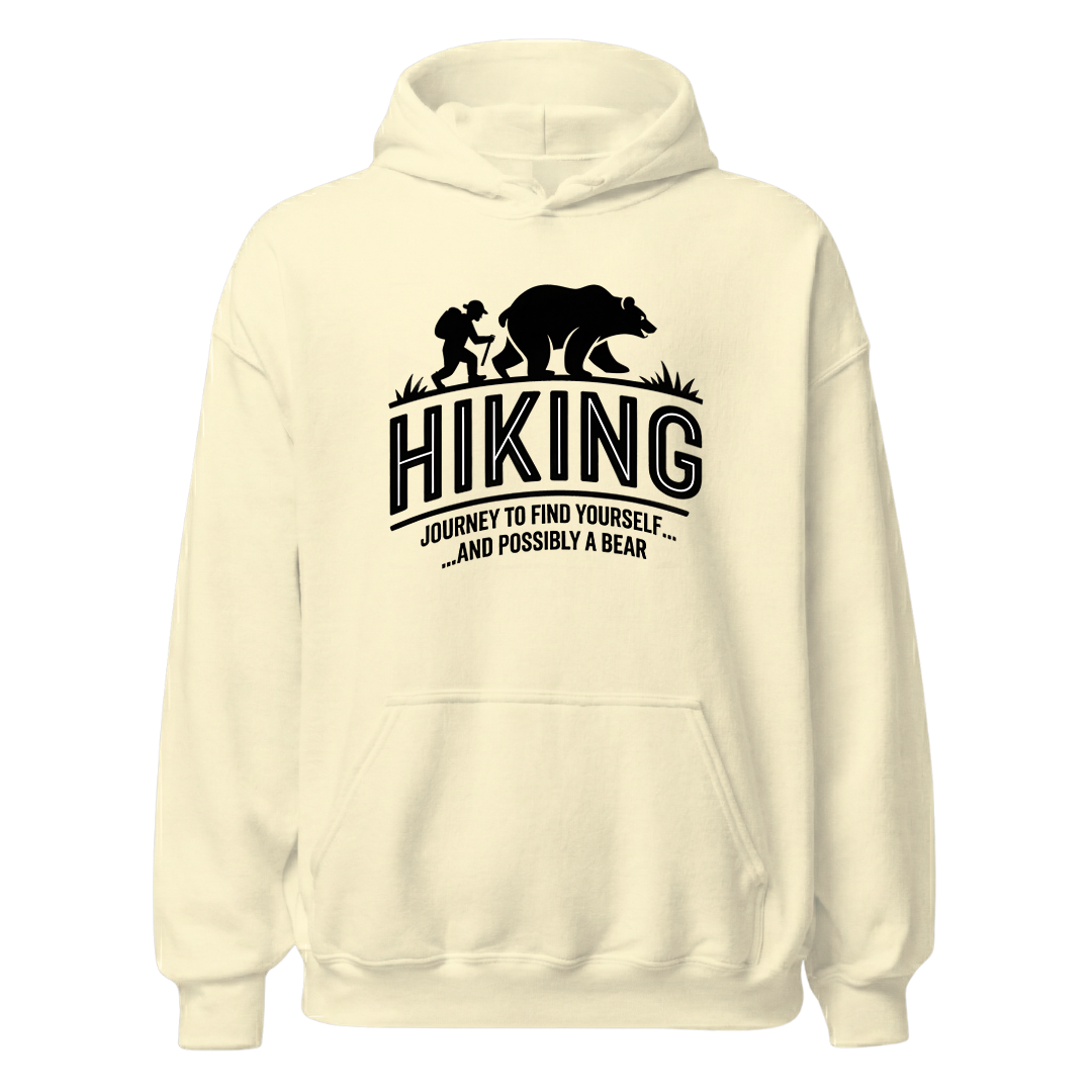 Hiking Journey Hoodie Unisex mit Wander-Motiv, Farbvariante