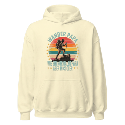 Wanderpapa Hoodie Unisex mit Wander-Motiv, Farbvariante