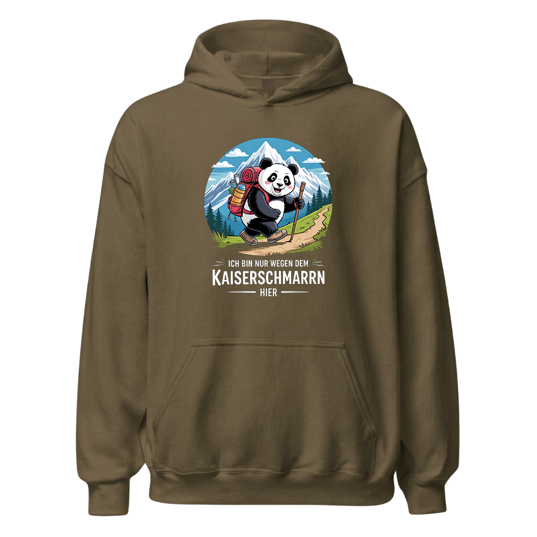 Kaiserschmarrn Panda Hoodie Unisex mit Panda-Motiv, weitere Ansicht